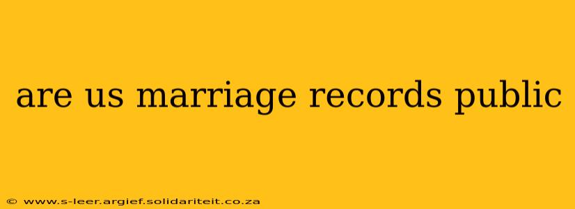 are us marriage records public