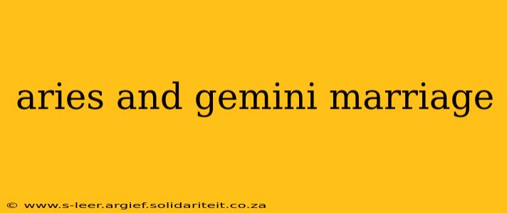 aries and gemini marriage