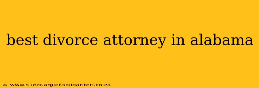 best divorce attorney in alabama