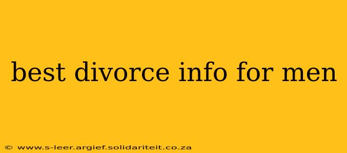 best divorce info for men