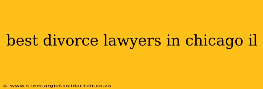 best divorce lawyers in chicago il