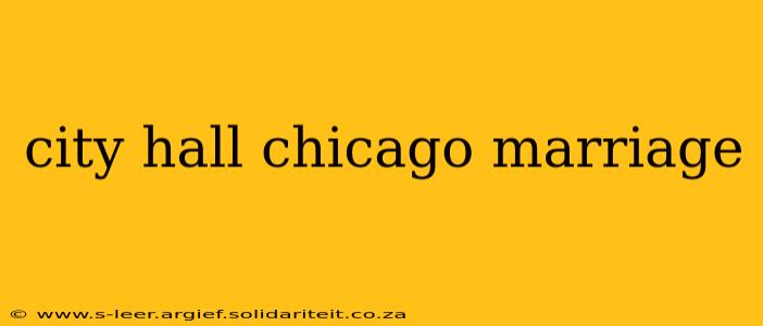 city hall chicago marriage