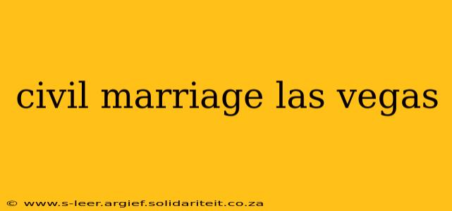 civil marriage las vegas