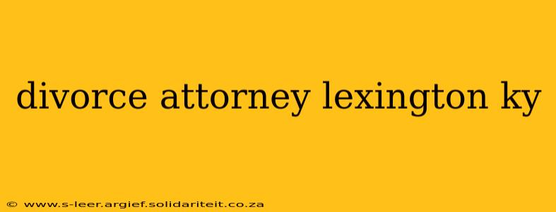 divorce attorney lexington ky