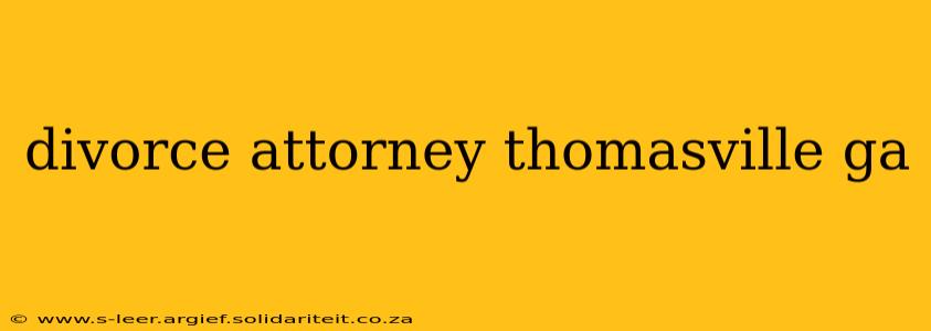 divorce attorney thomasville ga