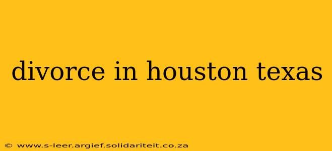 divorce in houston texas