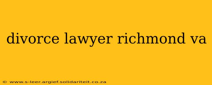 divorce lawyer richmond va