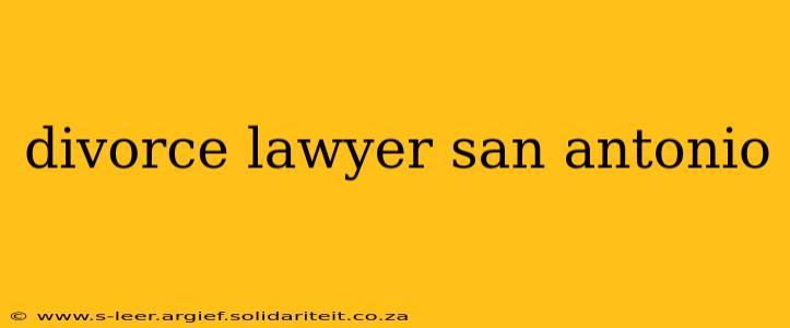 divorce lawyer san antonio