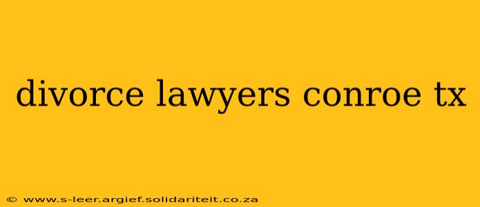 divorce lawyers conroe tx