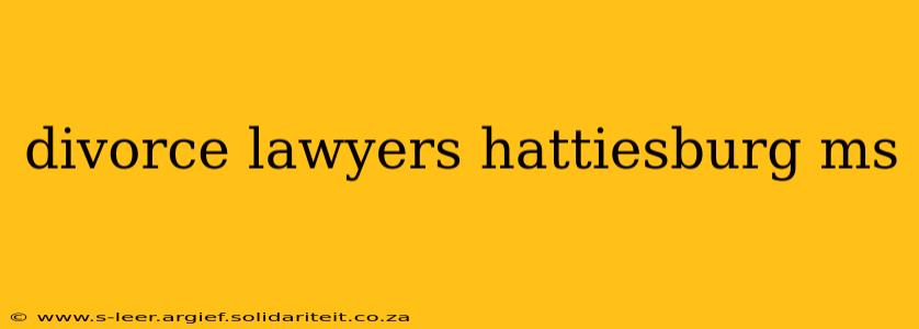 divorce lawyers hattiesburg ms