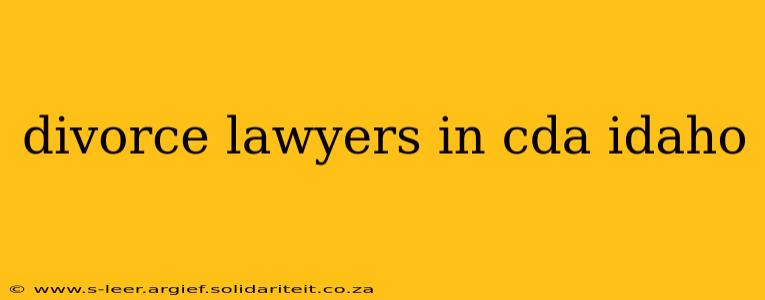divorce lawyers in cda idaho