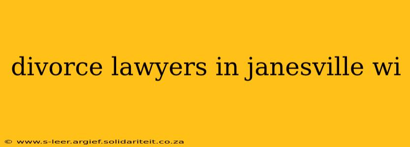 divorce lawyers in janesville wi