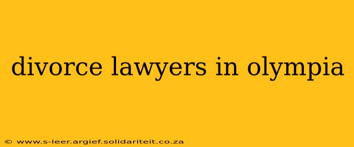 divorce lawyers in olympia