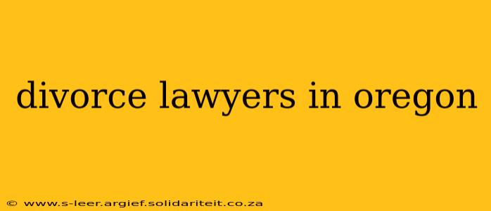 divorce lawyers in oregon