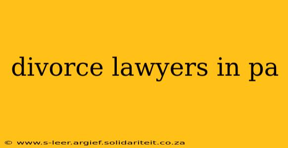 divorce lawyers in pa