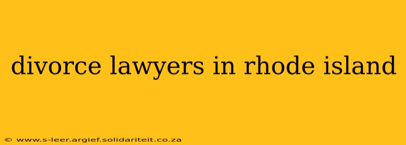 divorce lawyers in rhode island
