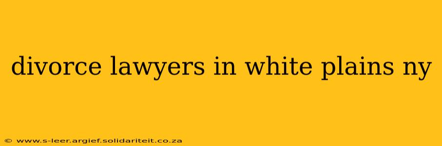 divorce lawyers in white plains ny