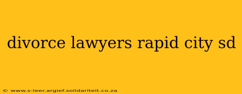 divorce lawyers rapid city sd