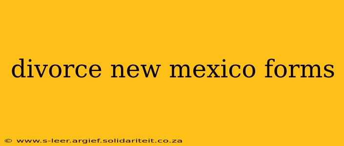 divorce new mexico forms