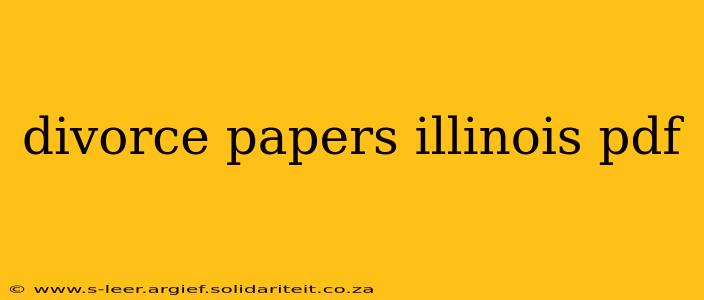 divorce papers illinois pdf