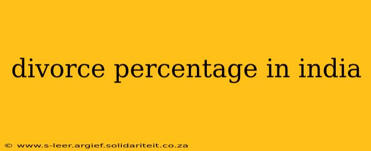 divorce percentage in india