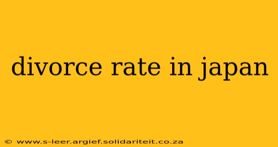 divorce rate in japan