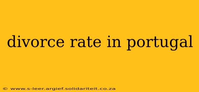 divorce rate in portugal
