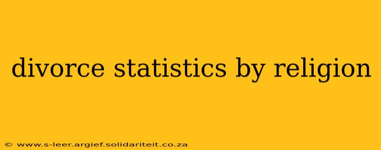 divorce statistics by religion