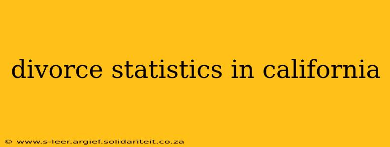 divorce statistics in california