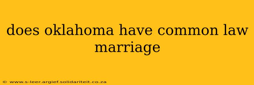 does oklahoma have common law marriage