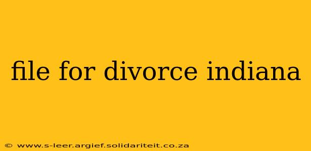 file for divorce indiana