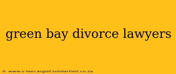 green bay divorce lawyers