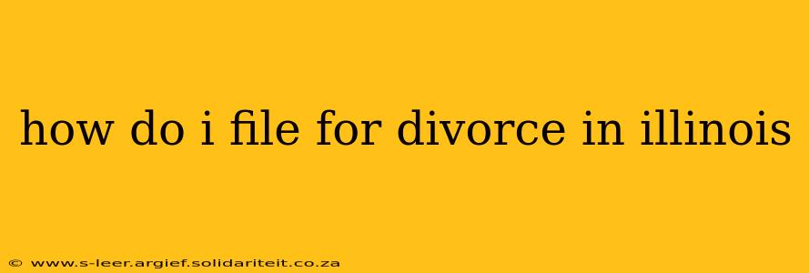 how do i file for divorce in illinois