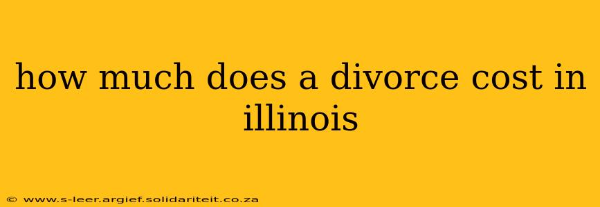 how much does a divorce cost in illinois