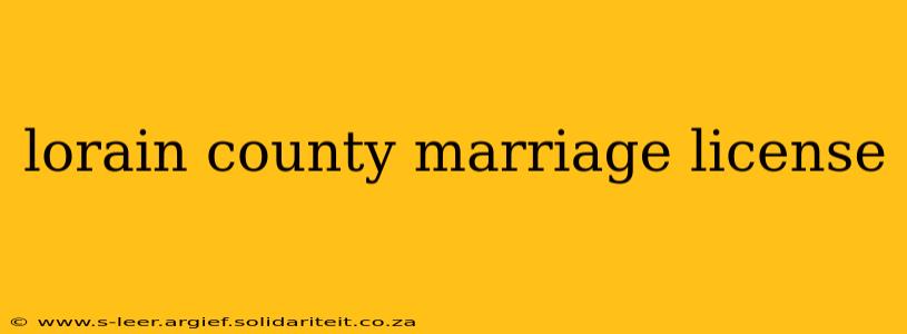 lorain county marriage license