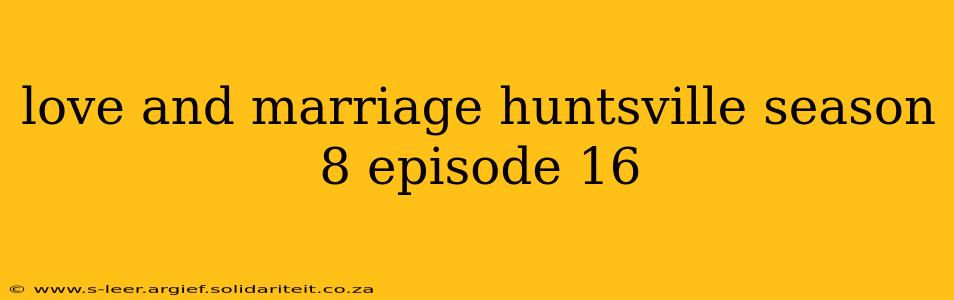 love and marriage huntsville season 8 episode 16