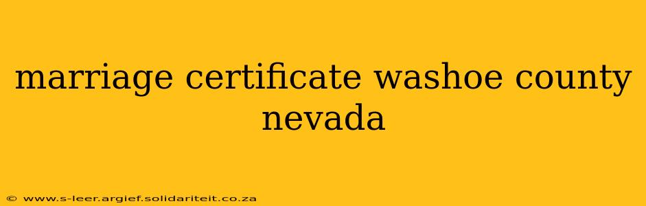 marriage certificate washoe county nevada