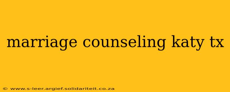 marriage counseling katy tx
