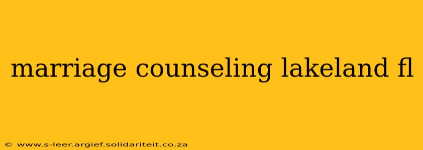 marriage counseling lakeland fl