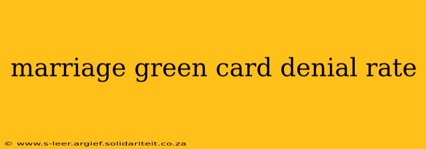 marriage green card denial rate