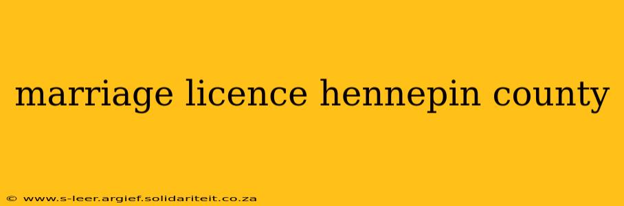 marriage licence hennepin county