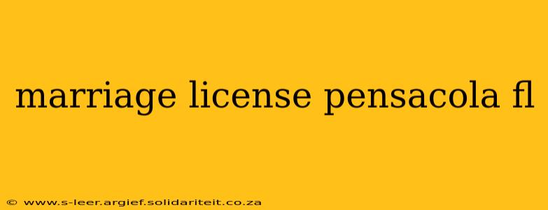 marriage license pensacola fl