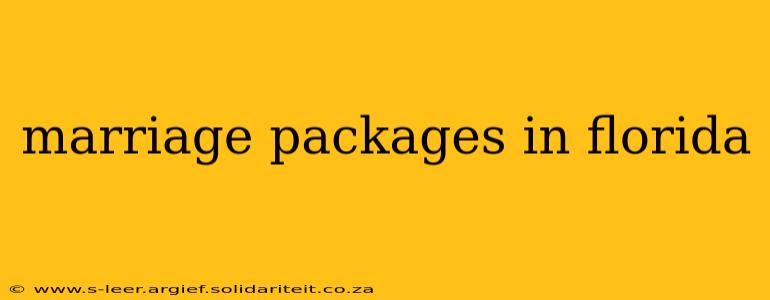 marriage packages in florida