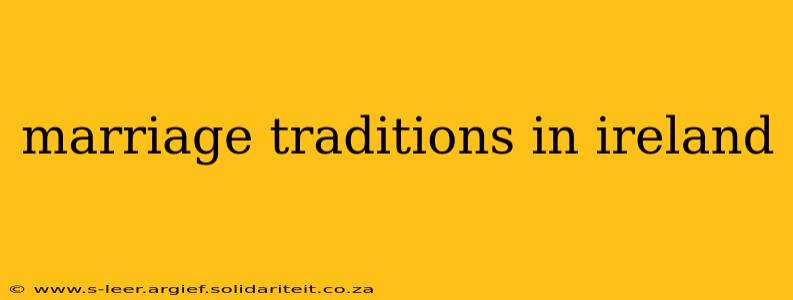 marriage traditions in ireland