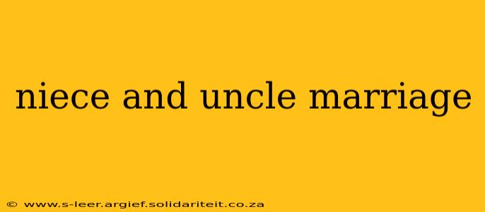 niece and uncle marriage