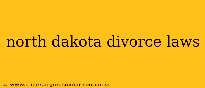 north dakota divorce laws