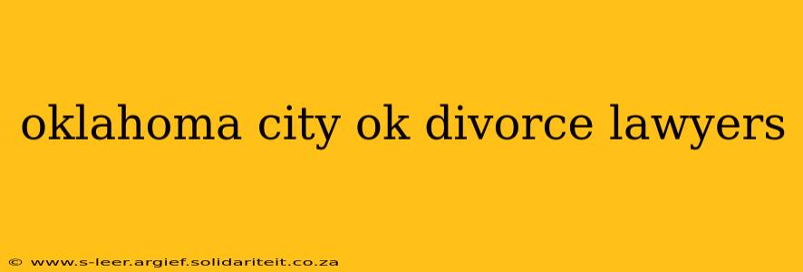 oklahoma city ok divorce lawyers