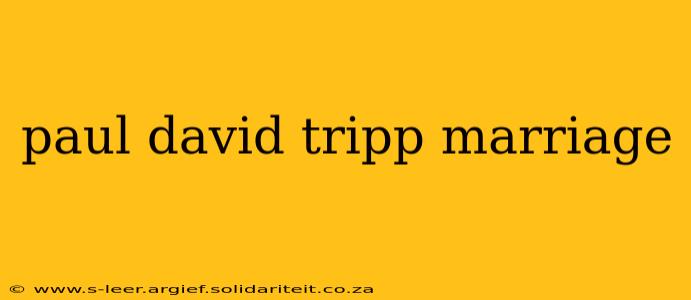 paul david tripp marriage