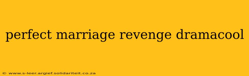 perfect marriage revenge dramacool