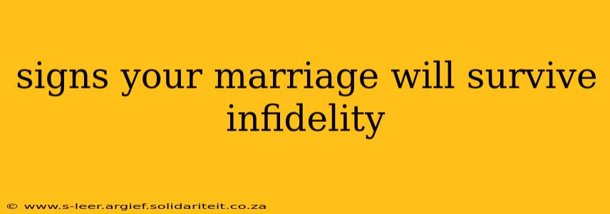 signs your marriage will survive infidelity